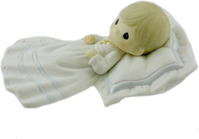 Baptized In His Name Baby Boy Figurine