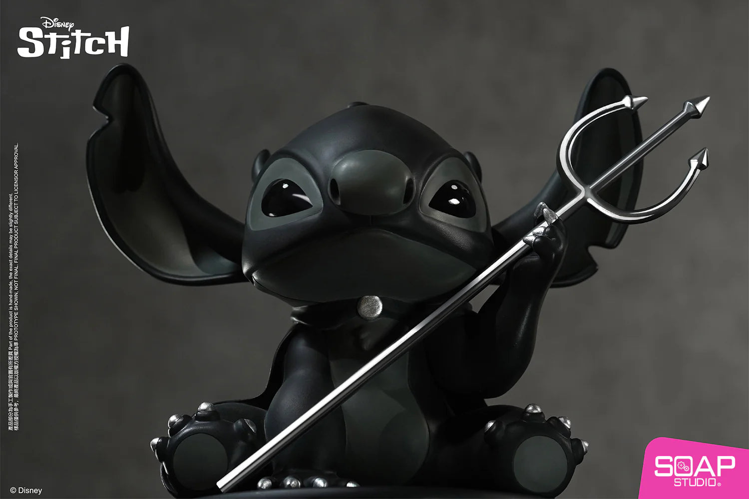 Disney Black Prank Stitch Statue