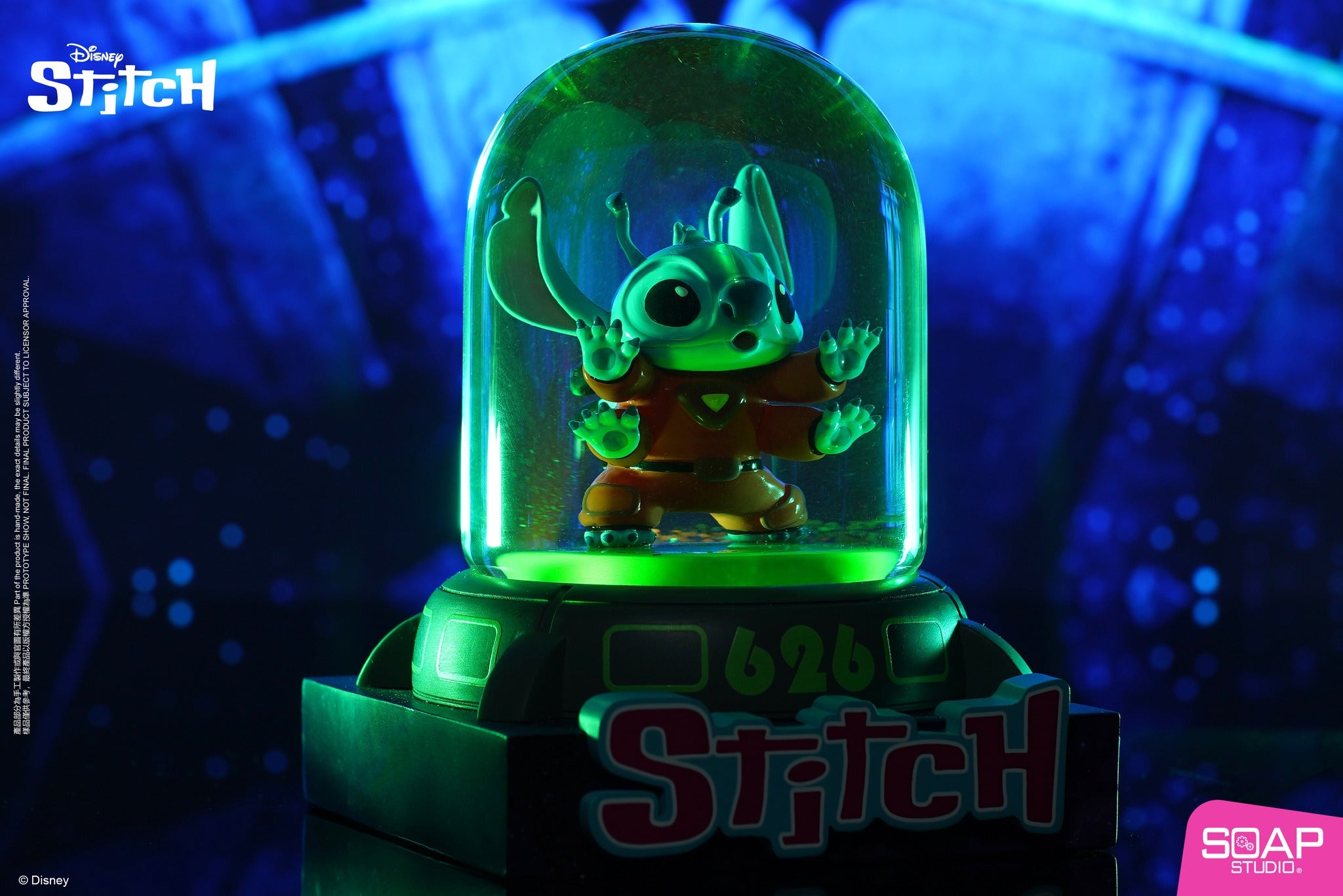 Experiment 626 Stitch Snow Globe w Light