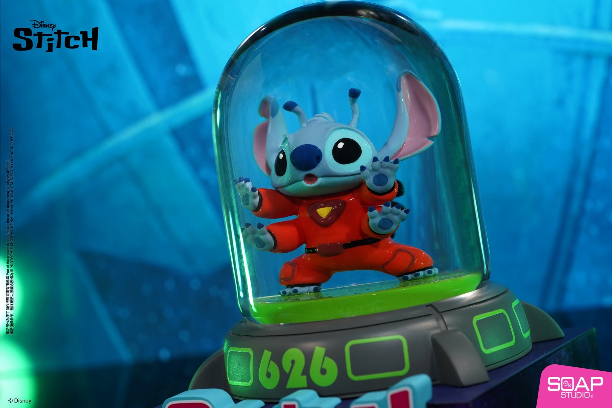 Experiment 626 Stitch Snow Globe w Light