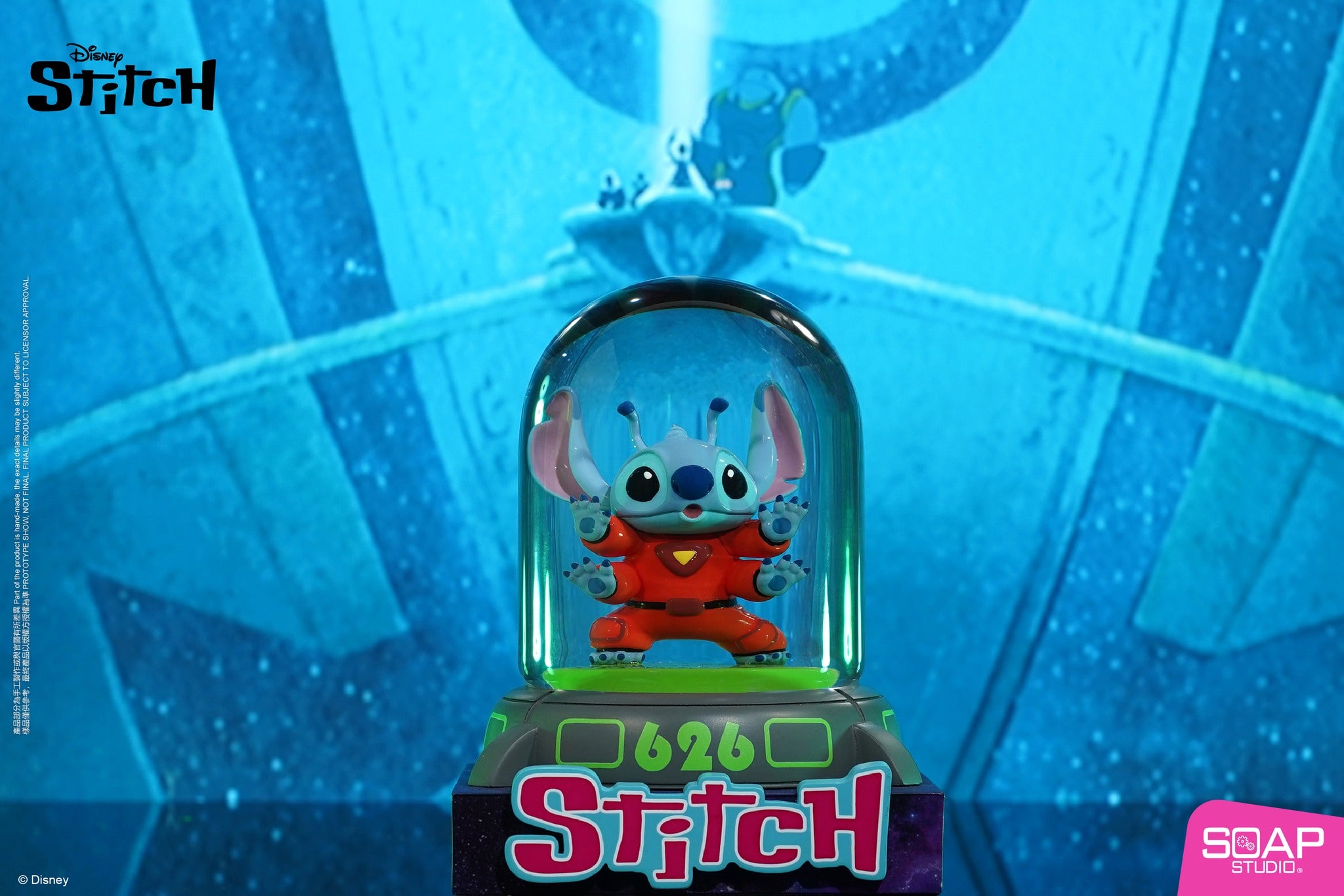 Experiment 626 Stitch Snow Globe w Light