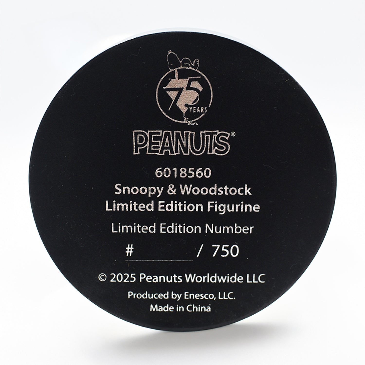 75th Anniversary Snoopy & Woodstock Figurine