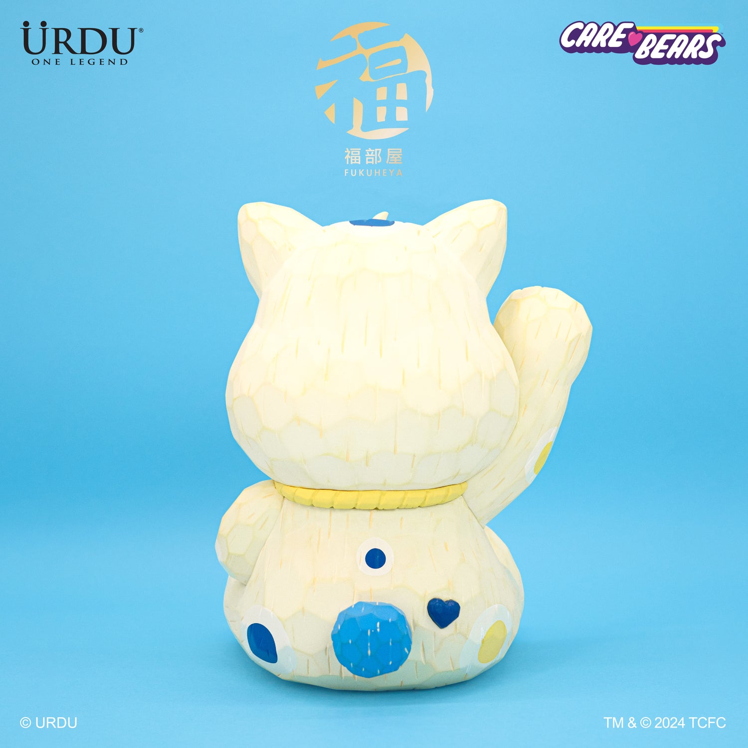 Carebear Maneki Neko (Grumpy Bear) 18cm