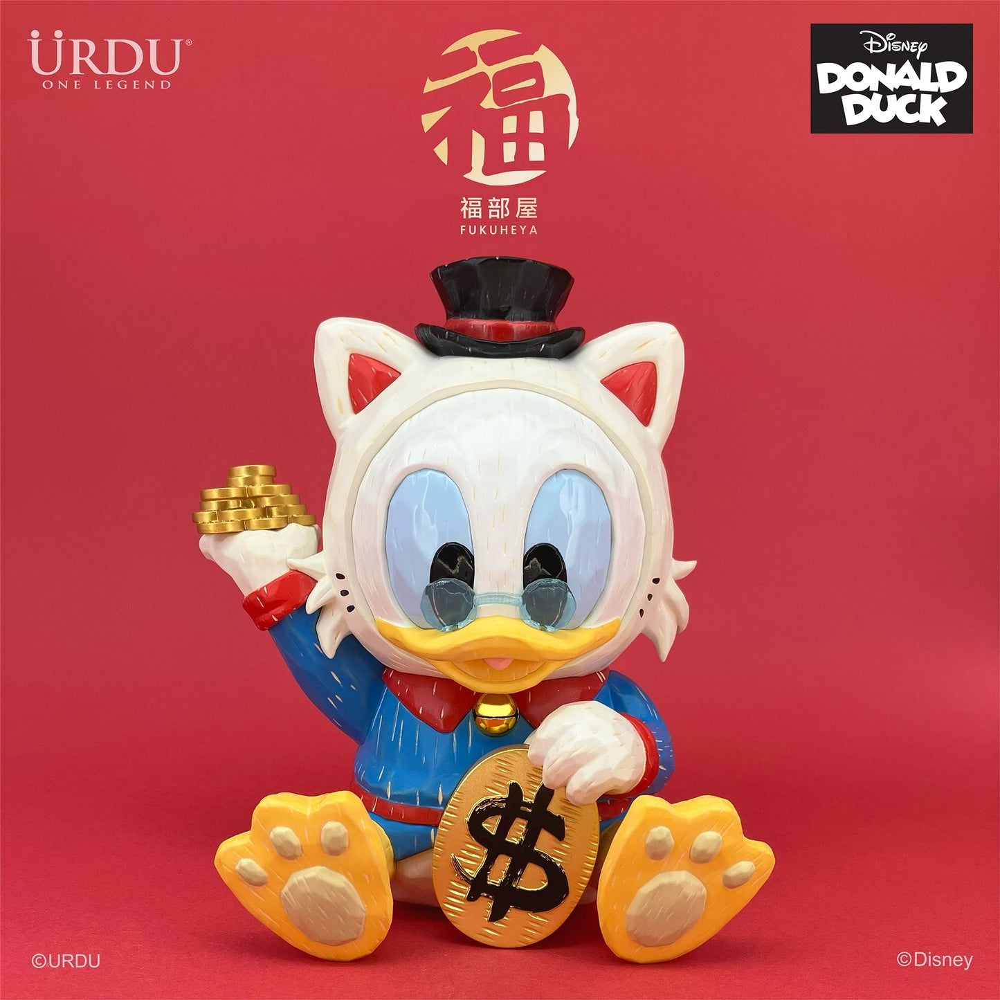 Maneki Neko Scrooge McDuck 18cm