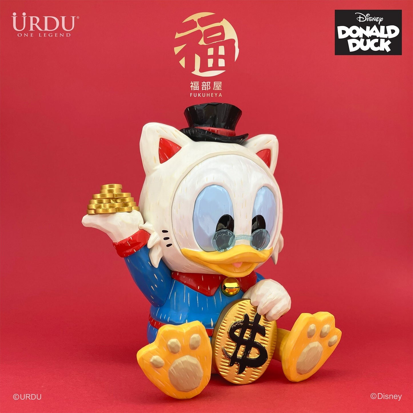 Maneki Neko Scrooge McDuck 18cm