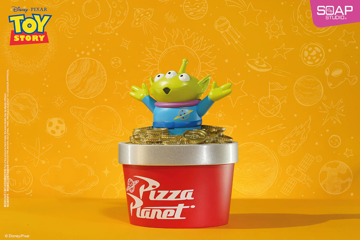 Alien Pizza Planet Token Bucket