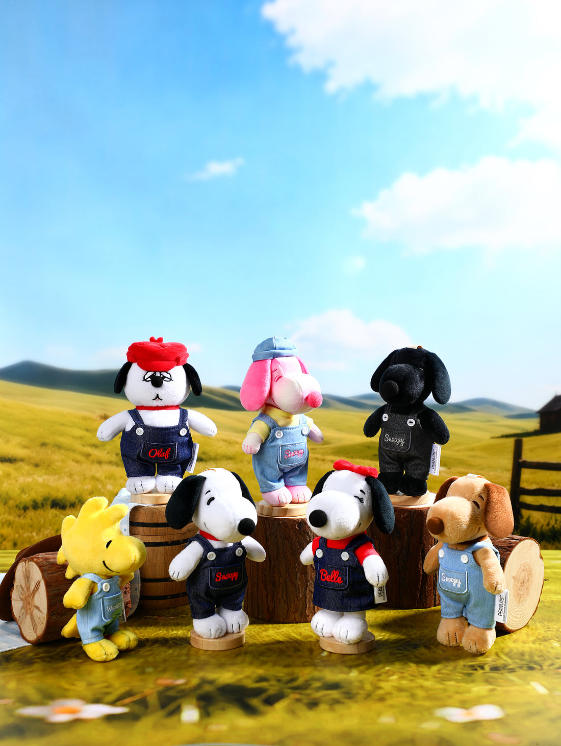 VIPO x Peanuts Denim Plush Keychain Blind Box