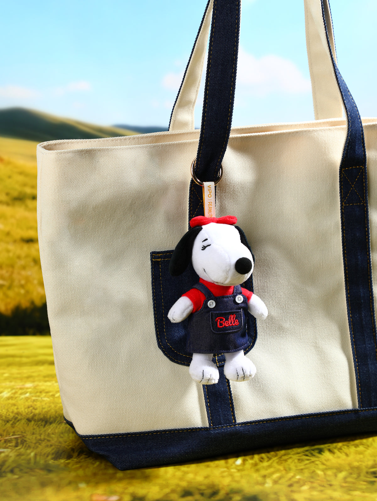 VIPO x Peanuts Denim Plush Keychain Blind Box