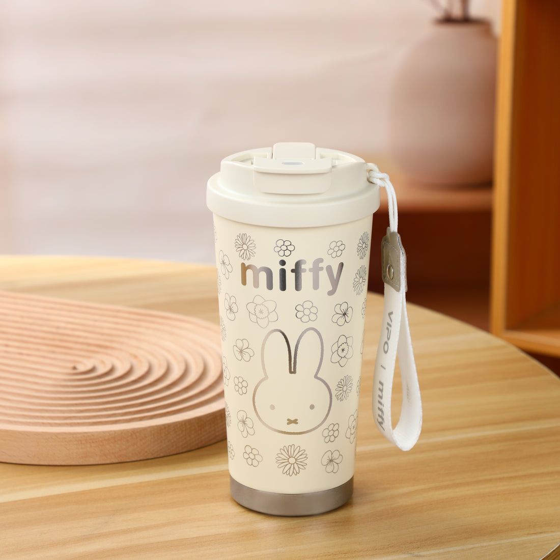 Vipo x Miffy 2 in 1 Vacuum Cup (Milky)
