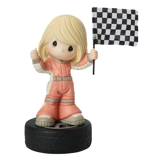 You Make My Heart Race Girl Figurine