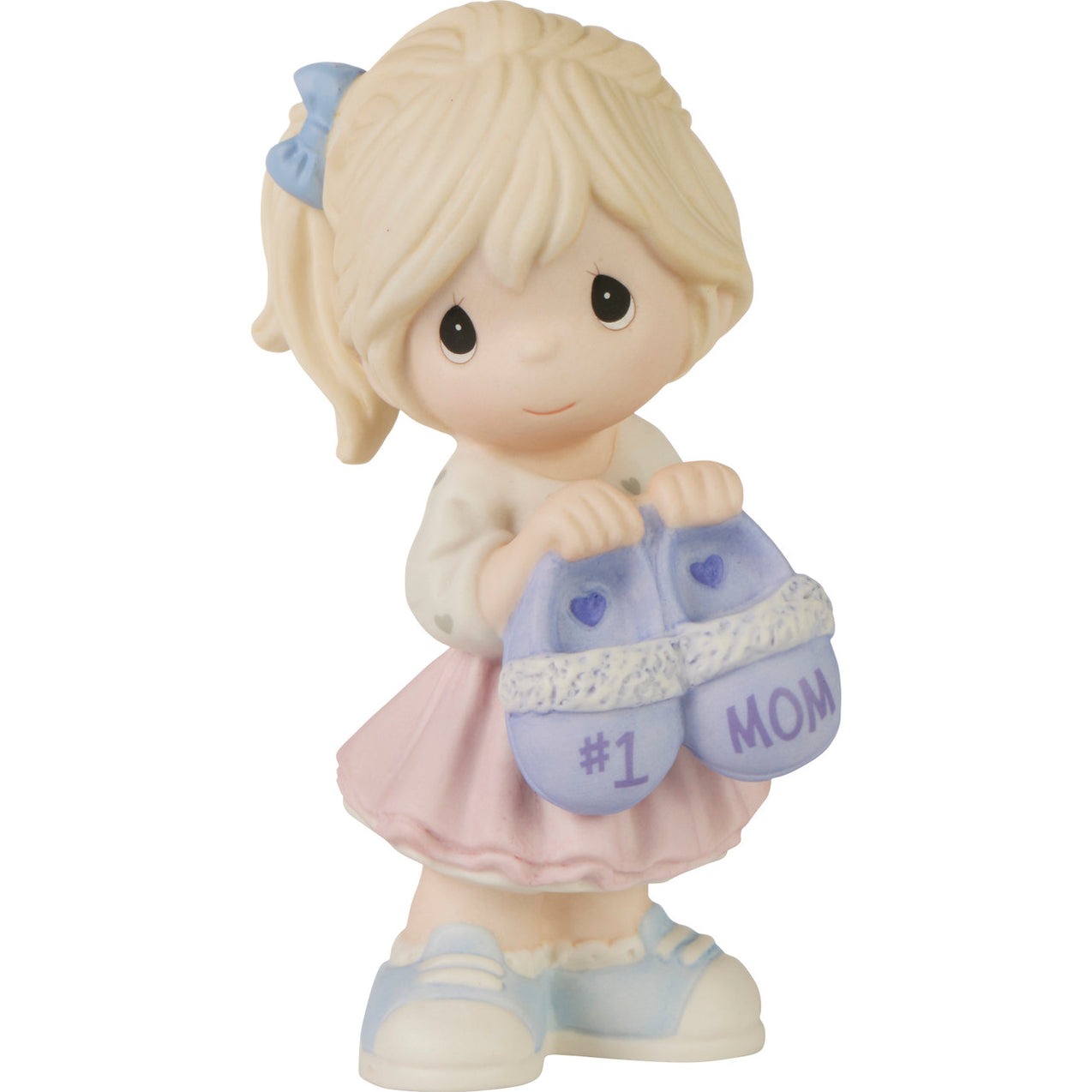 Number 1 Mom (Girl) Precious Moments Figurine