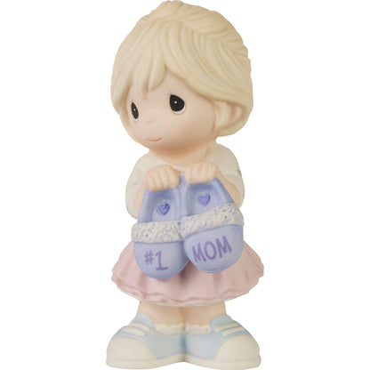 Number 1 Mom (Girl) Precious Moments Figurine