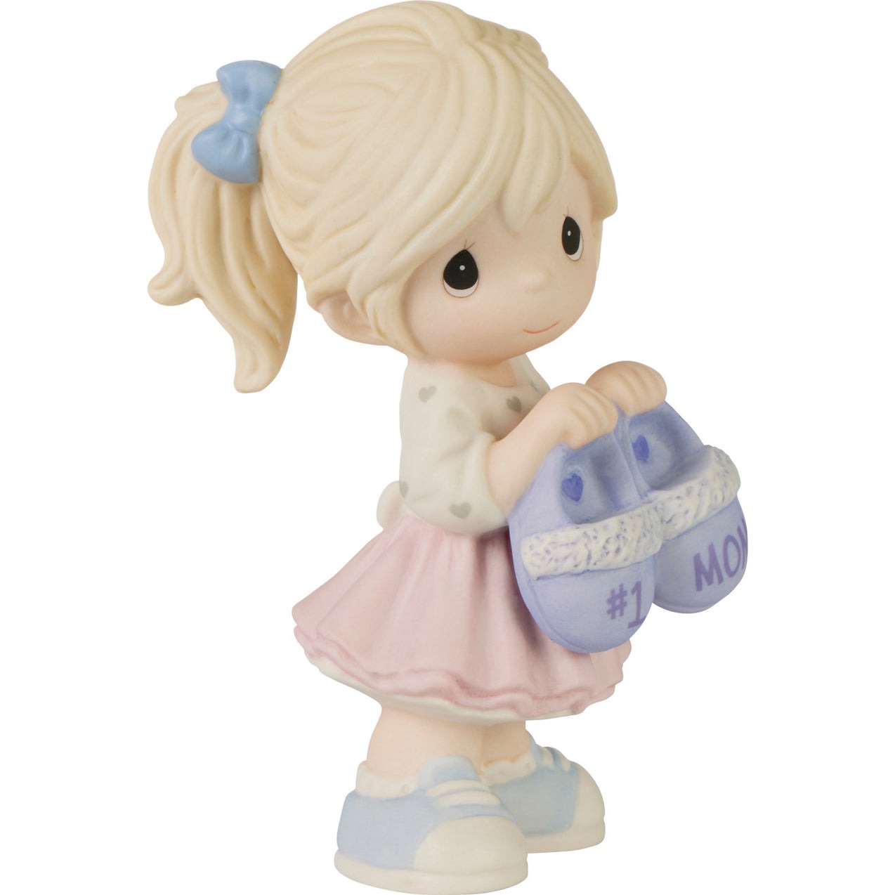 Number 1 Mom (Girl) Precious Moments Figurine