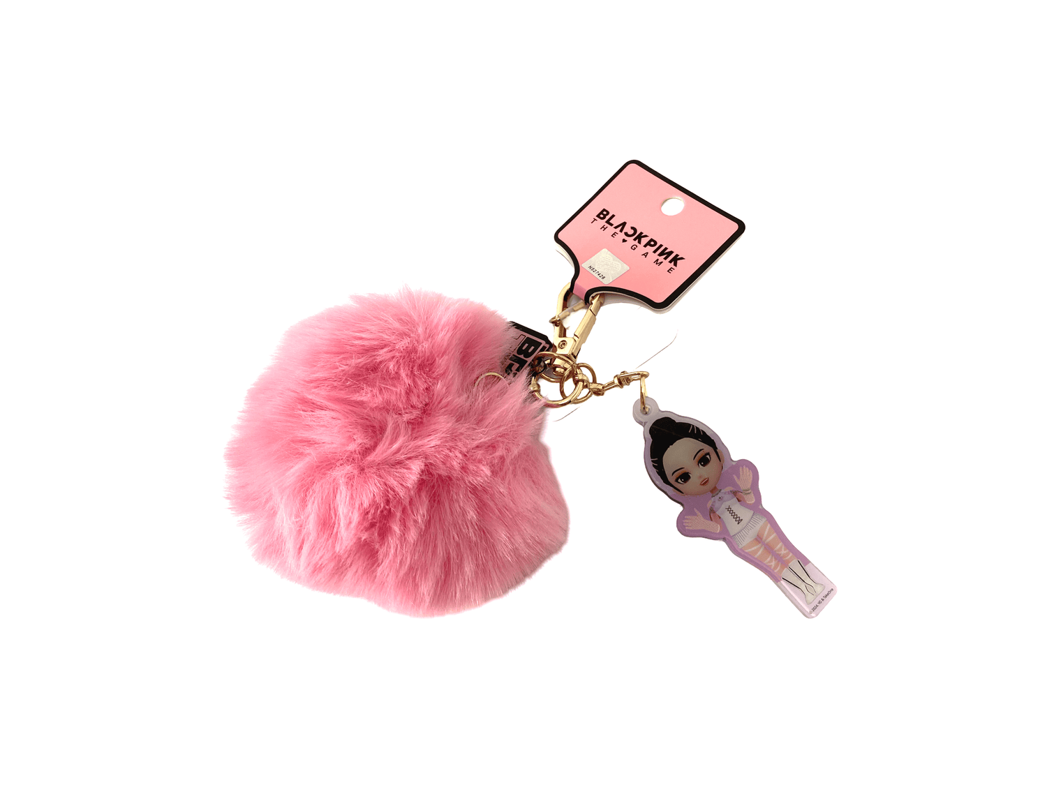 BPTG Mobile Phone Accessory Fluffy Acrylic Charms with Avatars- JISOO