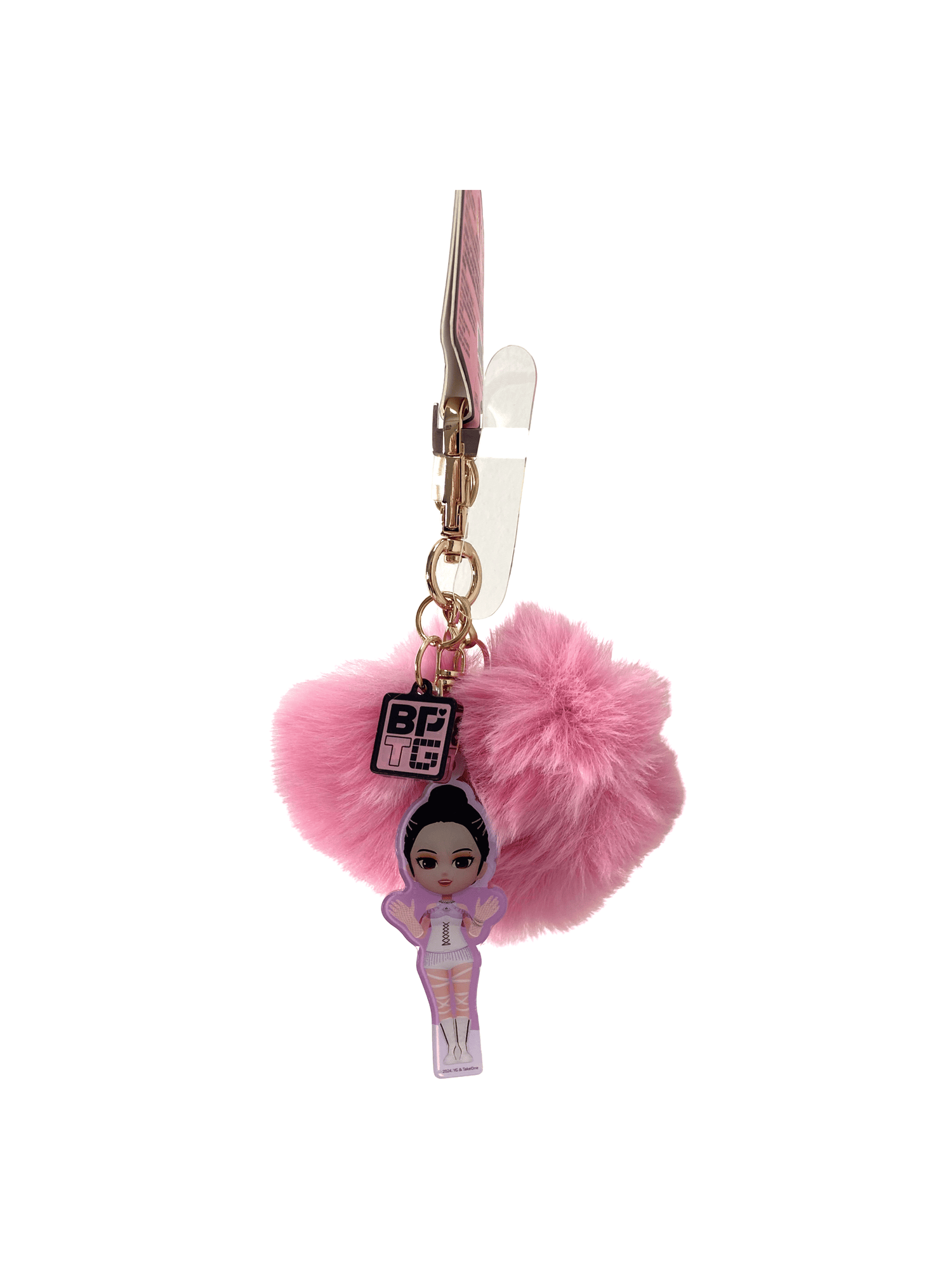 BPTG Mobile Phone Accessory Fluffy Acrylic Charms with Avatars- JISOO