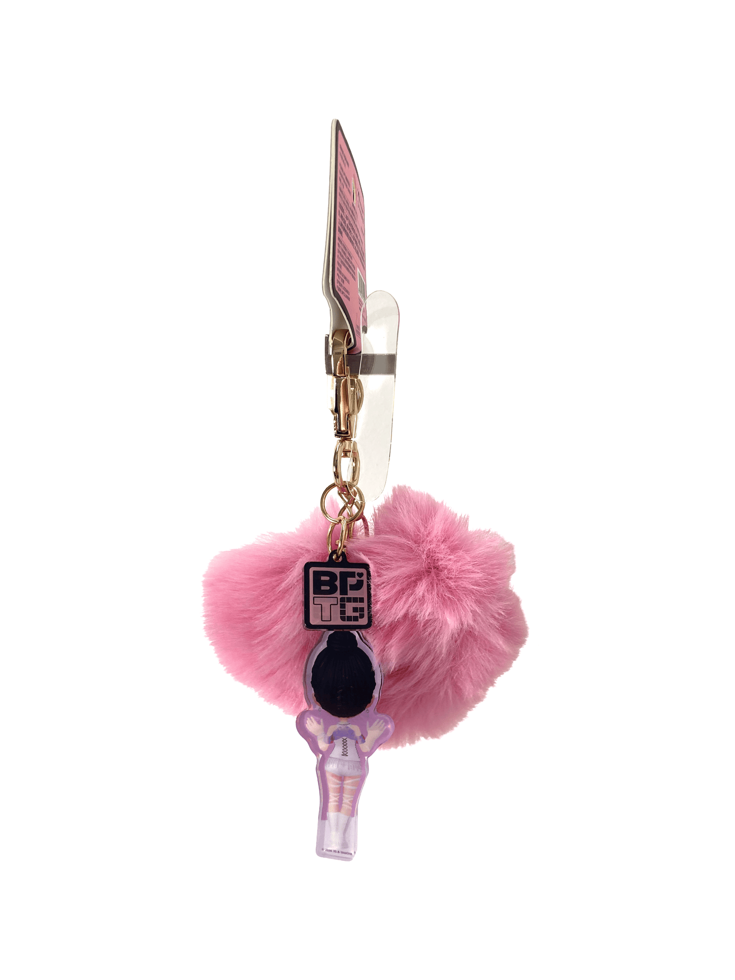 BPTG Mobile Phone Accessory Fluffy Acrylic Charms with Avatars- JISOO