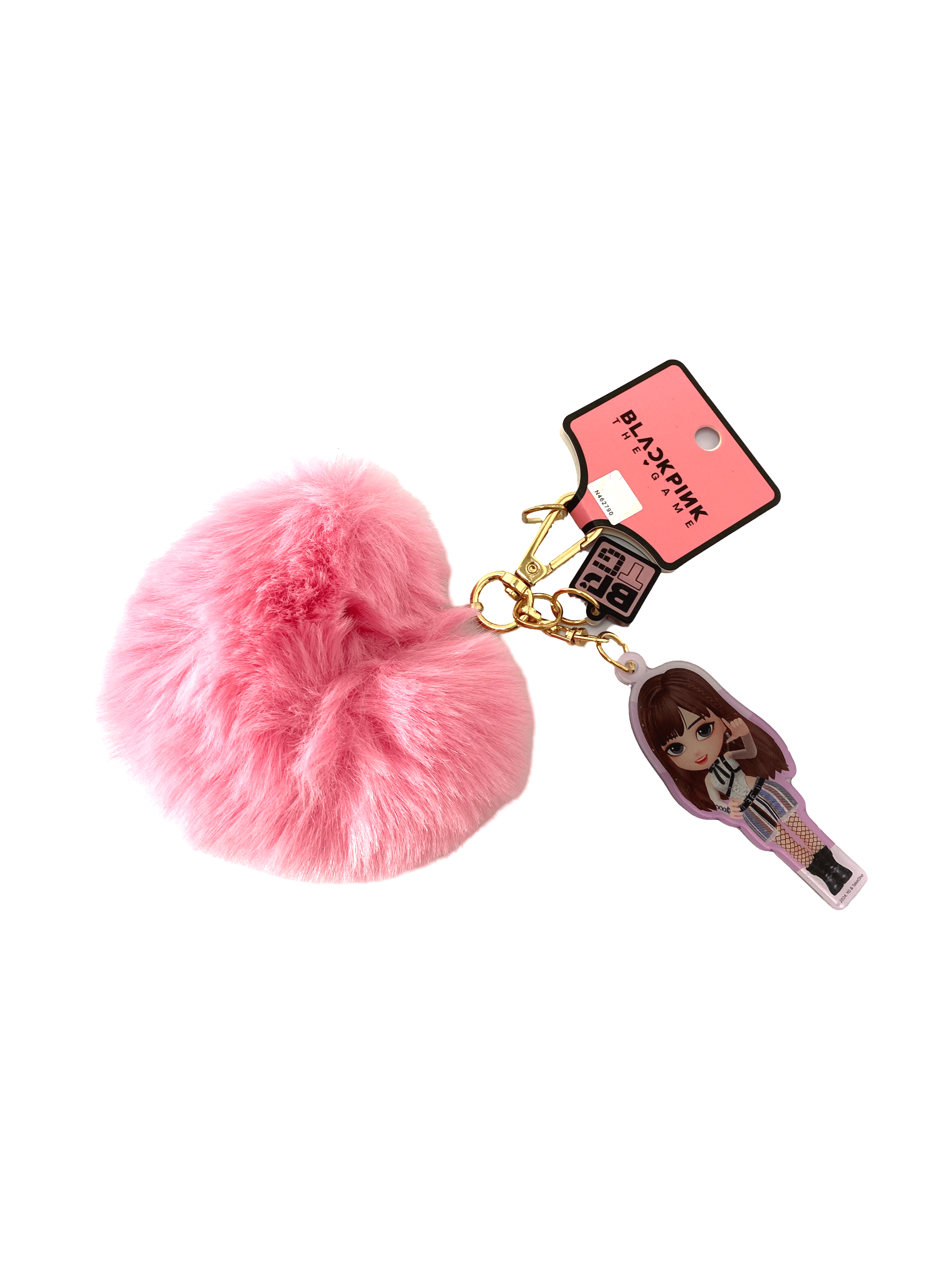 BPTG Mobile Phone Accessory Fluffy Acrylic Charms with Avatars- JENNIE