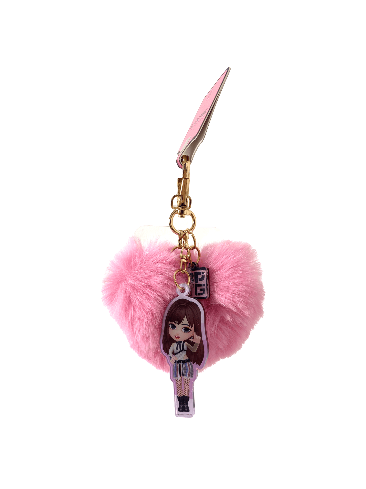 BPTG Mobile Phone Accessory Fluffy Acrylic Charms with Avatars- JENNIE