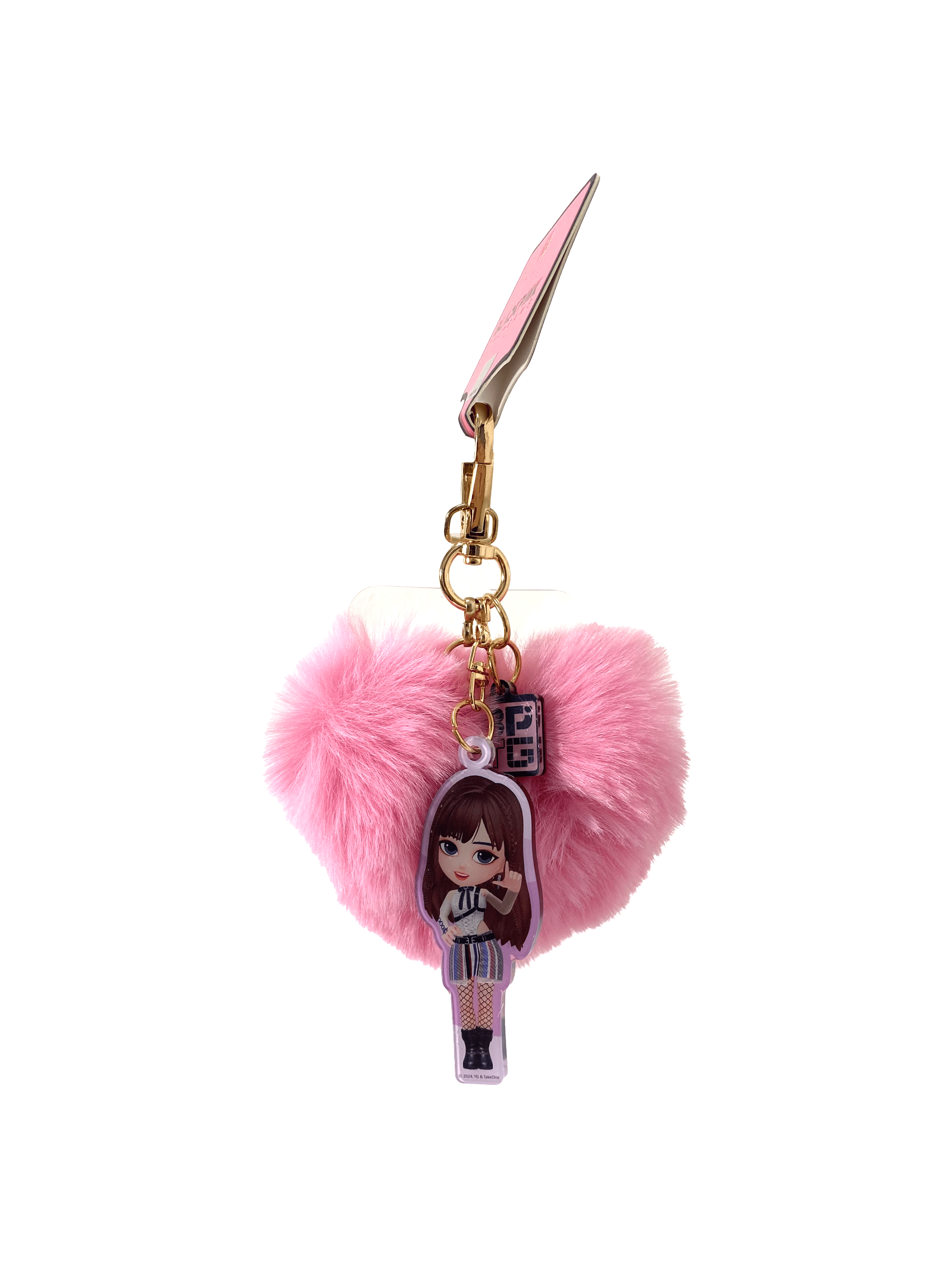 BPTG Mobile Phone Accessory Fluffy Acrylic Charms with Avatars- JENNIE