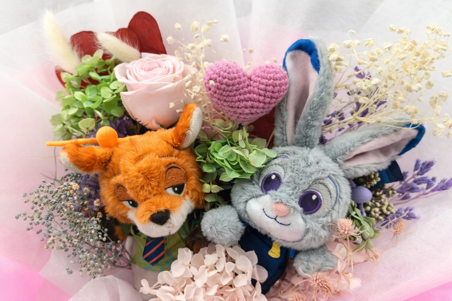 Better Together Duo w Plush Keychain (L)