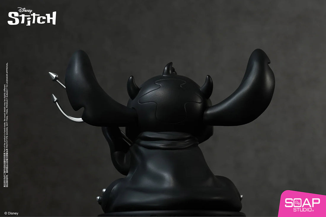 Disney Black Prank Stitch Statue