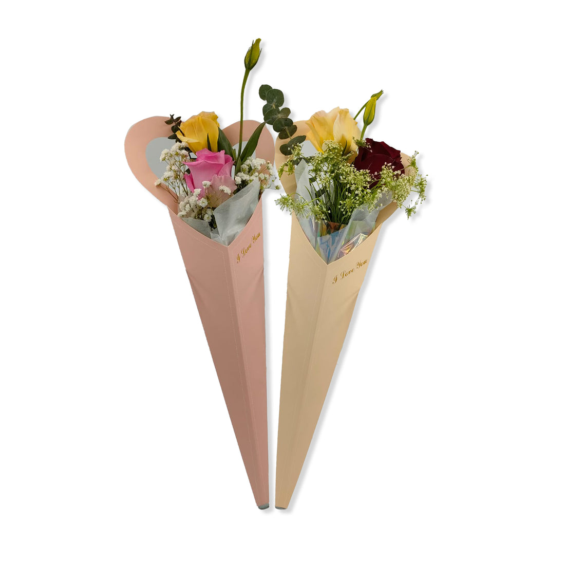 Love You (Pink Rose and Eustoma)