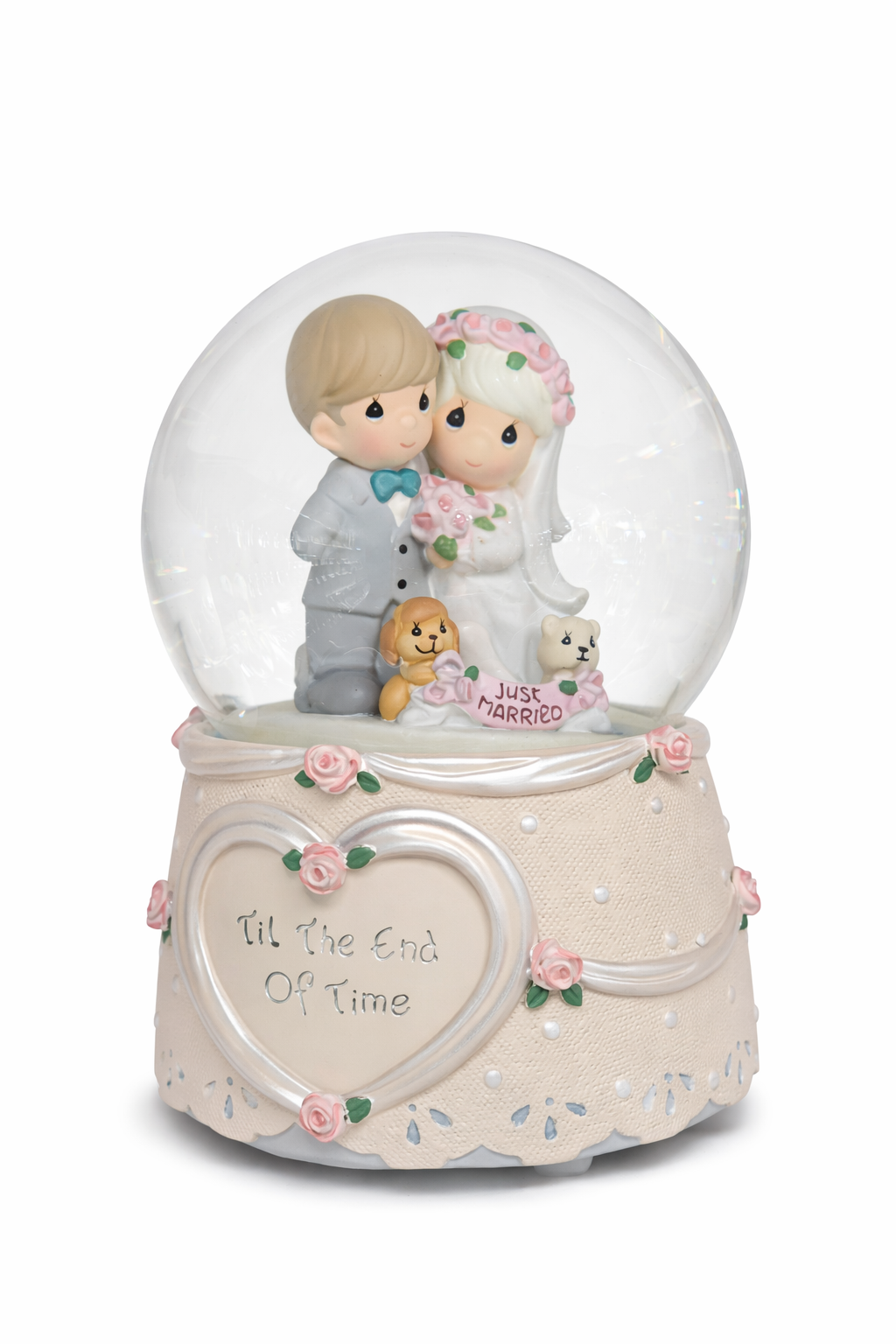 Wedding Water Globe - "Till The End Of Time"