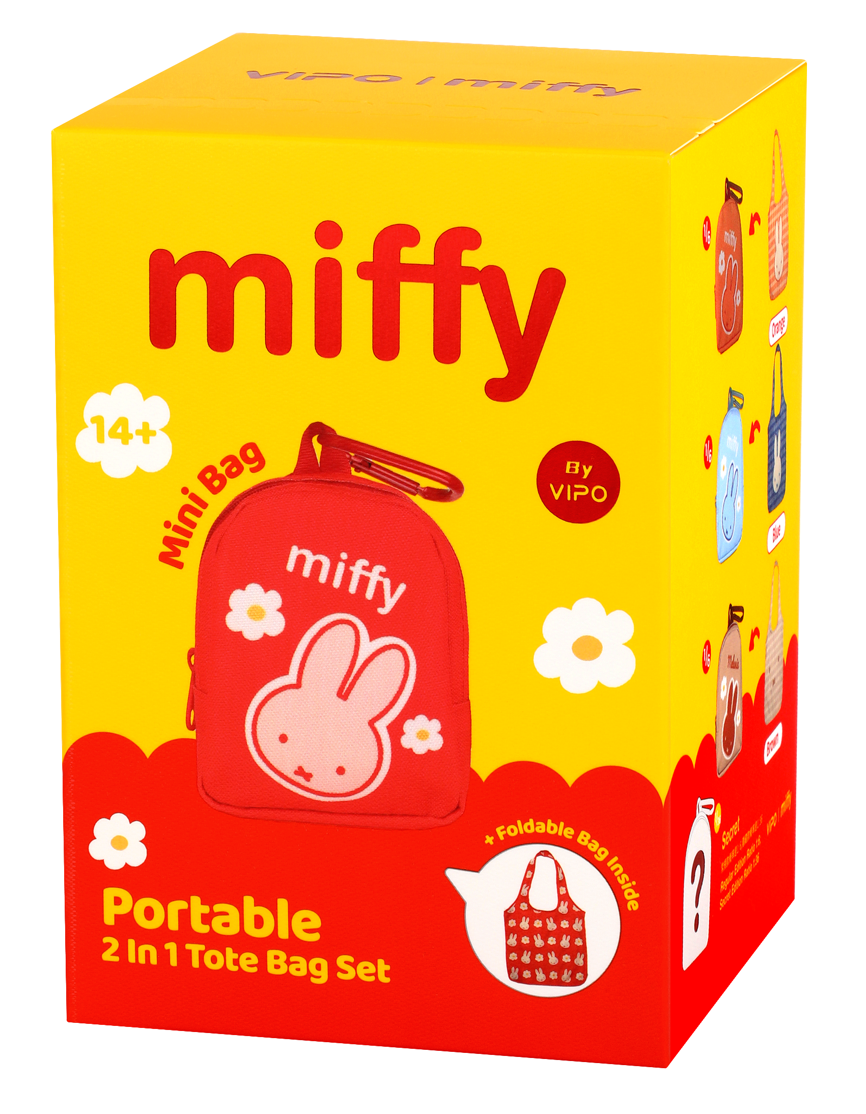 VIPO X MIFFY PORTABLE 2 IN 1 TOTE BAG