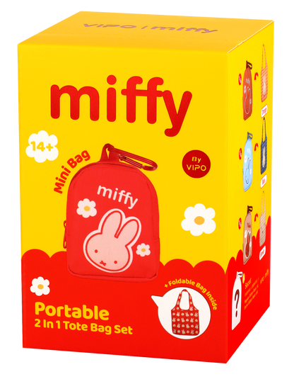VIPO X MIFFY PORTABLE 2 IN 1 TOTE BAG