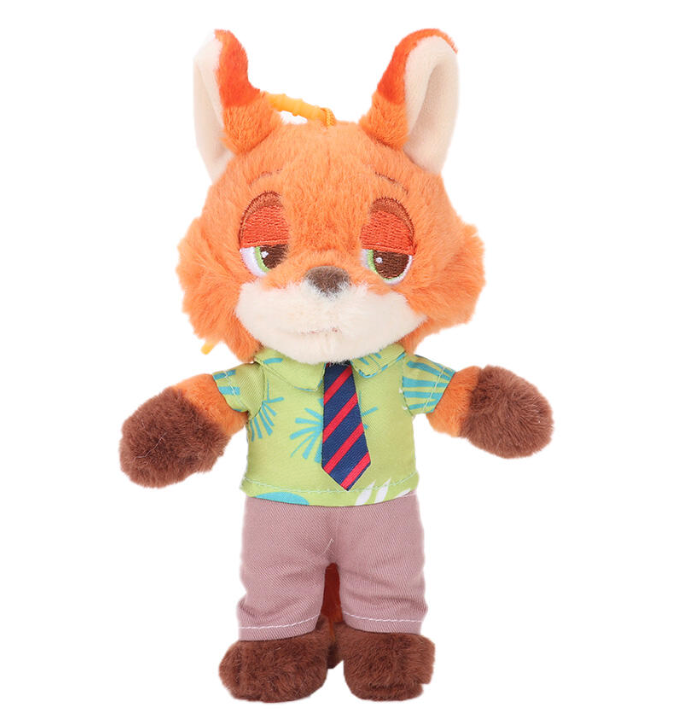 Nick Wilde Keychain Zootopia Fluffy Sunny Collection