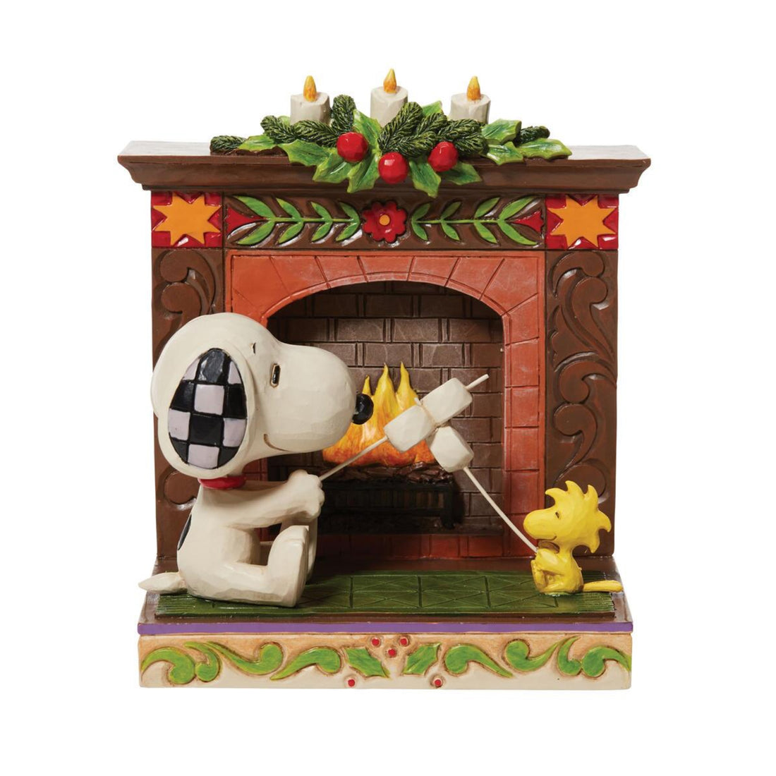 Snoopy &amp; Woodstock Fireplace