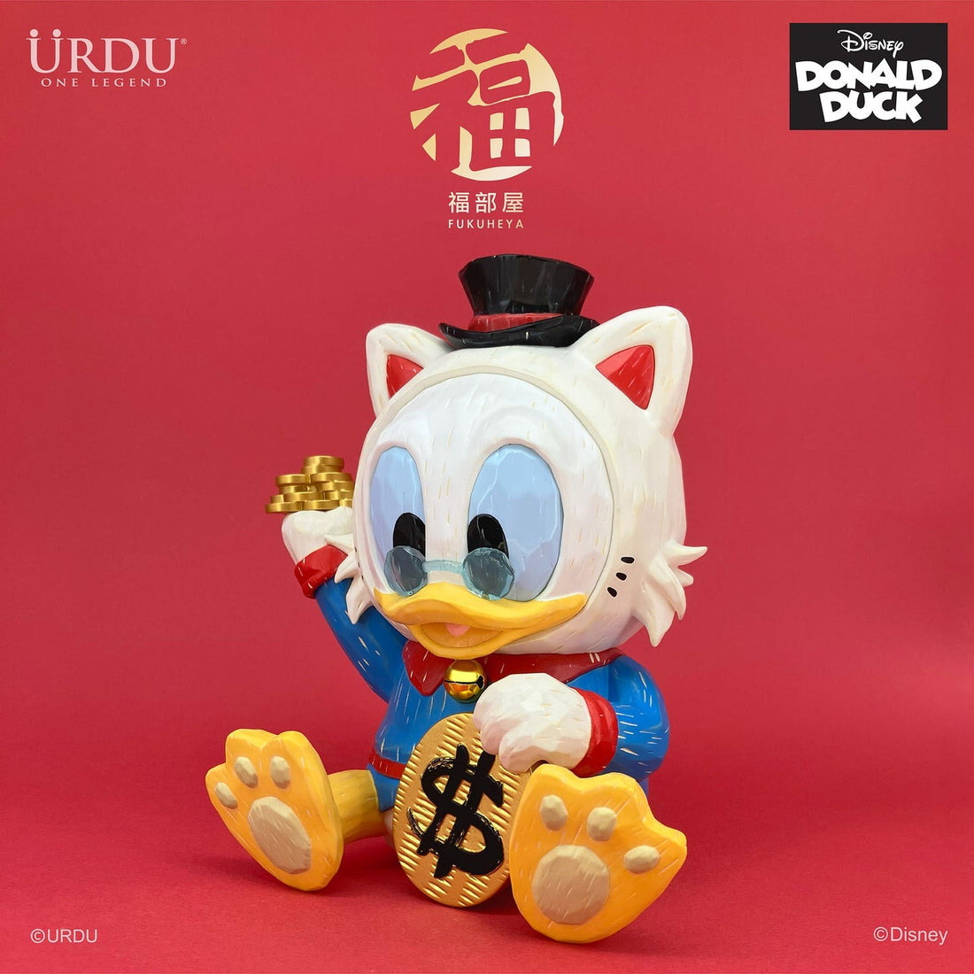 Maneki Neko Scrooge McDuck 18cm