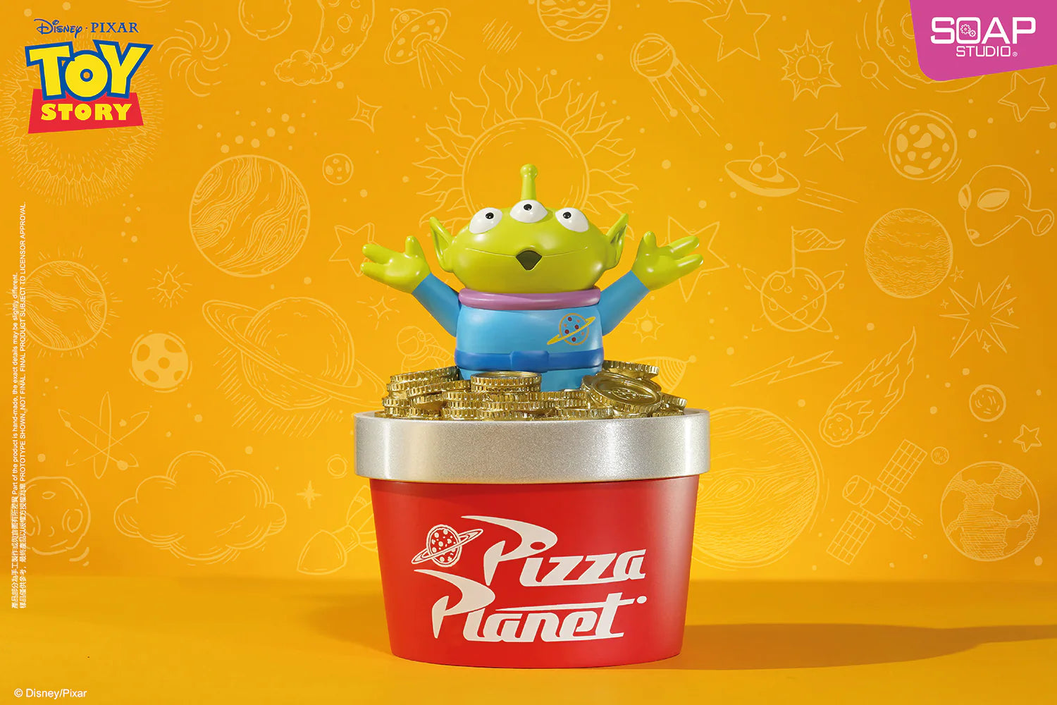 Alien Pizza Planet Token Bucket