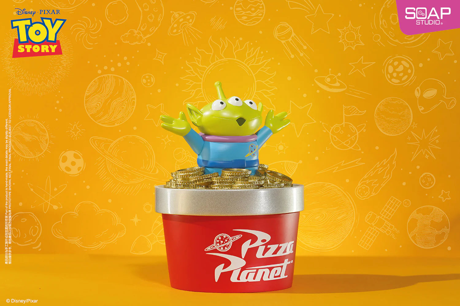 Alien Pizza Planet Token Bucket