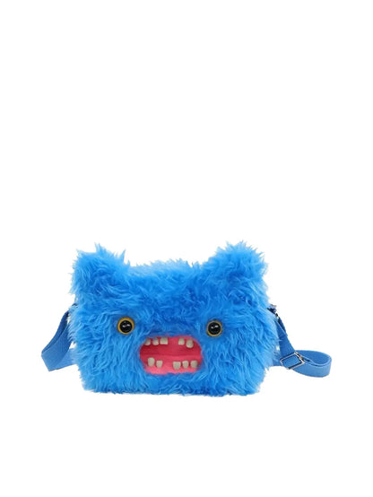 Fuggler Crossbody Bag Big Head - Screech (Blue)