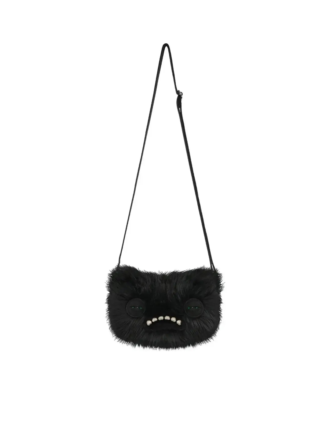 Fuggler Crossbody Bag Big Head - Wide Eyed Weirdo (Black)