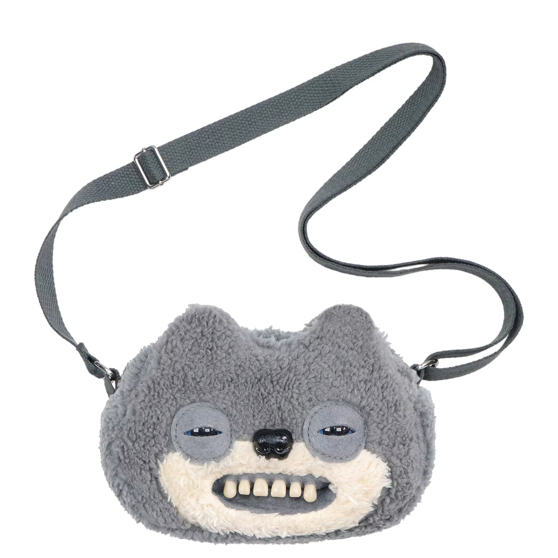 Fuggler Crossbody Bag Big Head - Sketchy Squirrel (Grey)