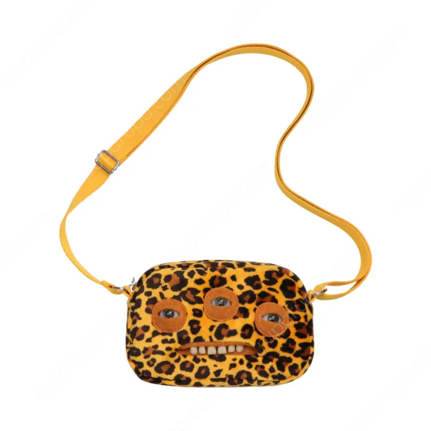 Fuggler Crossbody Bag Big Head - Annoyed Alien (Leopard)