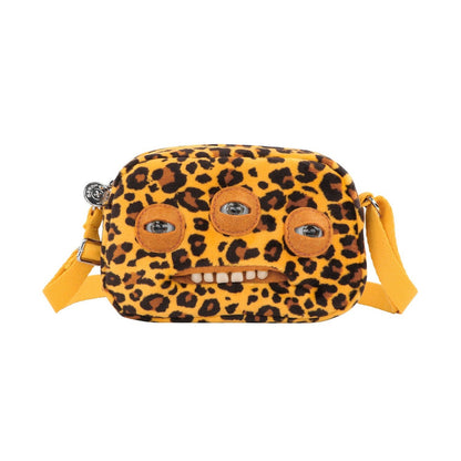 Fuggler Crossbody Bag Big Head - Annoyed Alien (Leopard)