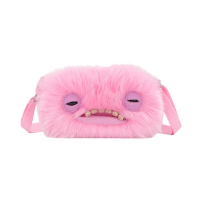 Fuggler Crossbody Bag Big Head - Wide Eyed Weirdo (Pink)