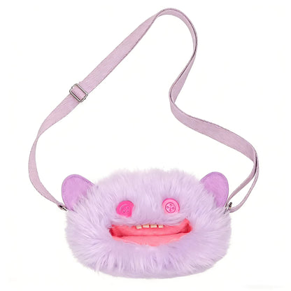 Fuggler Crossbody Bag Big Head - Grin Grin (Purple)