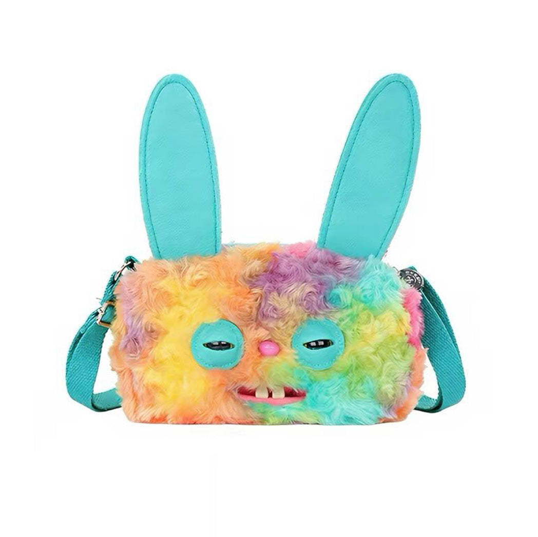 Fuggler Crossbody Bag Big Head - Rabid Rabbit (Rainbow)