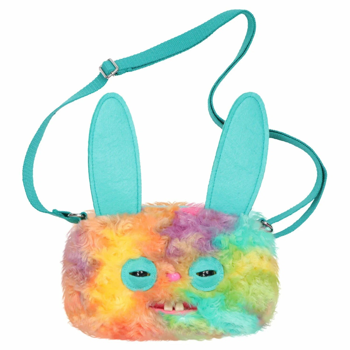 Fuggler Crossbody Bag Big Head - Rabid Rabbit (Rainbow)