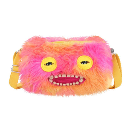 Fuggler Crossbody Bag Big Head - Mr Buttons (Yellow Red)