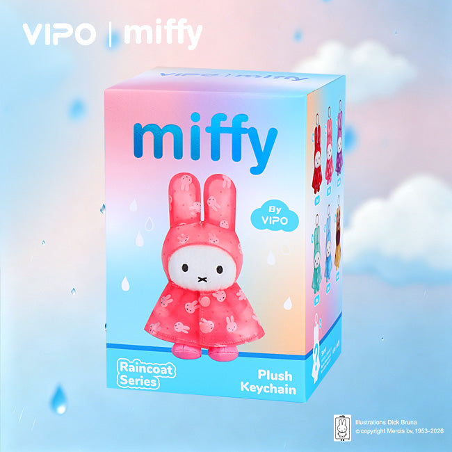 Vipo x Miffy Raincoat Keychain Blind Box
