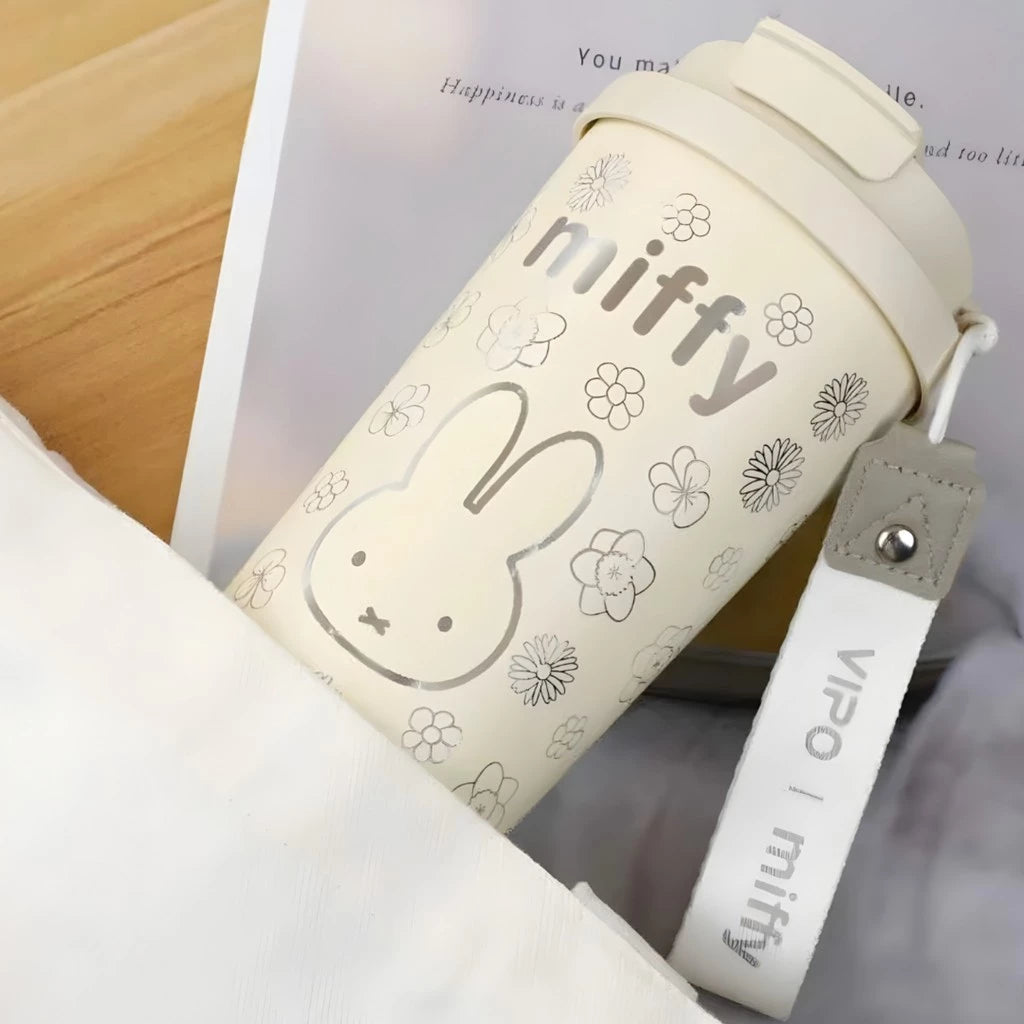 Vipo x Miffy 2 in 1 Vacuum Cup (Milky)