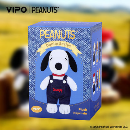VIPO x Peanuts Denim Plush Keychain Blind Box