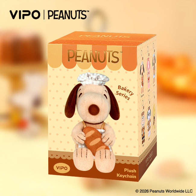 VIPO x Peanuts Bakery Plush Keychain Blind Box